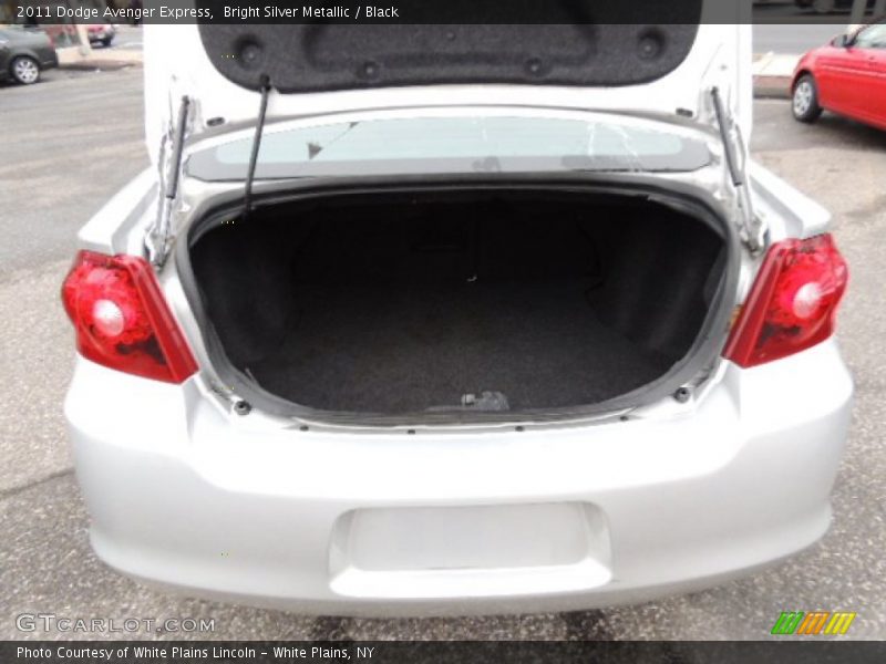 Bright Silver Metallic / Black 2011 Dodge Avenger Express