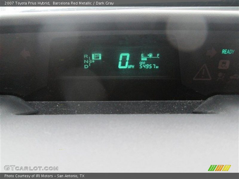 Barcelona Red Metallic / Dark Gray 2007 Toyota Prius Hybrid