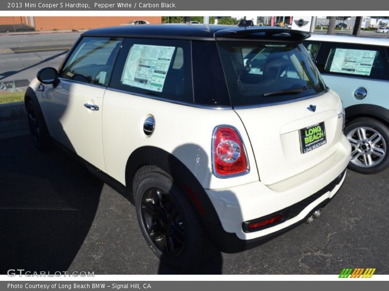 Pepper White / Carbon Black 2013 Mini Cooper S Hardtop