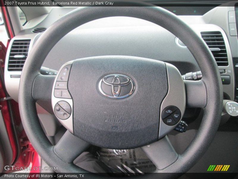 Barcelona Red Metallic / Dark Gray 2007 Toyota Prius Hybrid