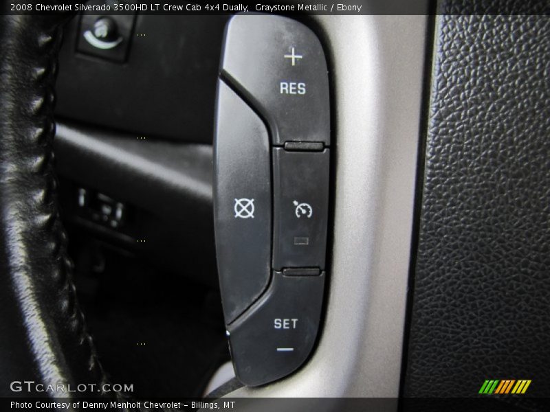 Graystone Metallic / Ebony 2008 Chevrolet Silverado 3500HD LT Crew Cab 4x4 Dually