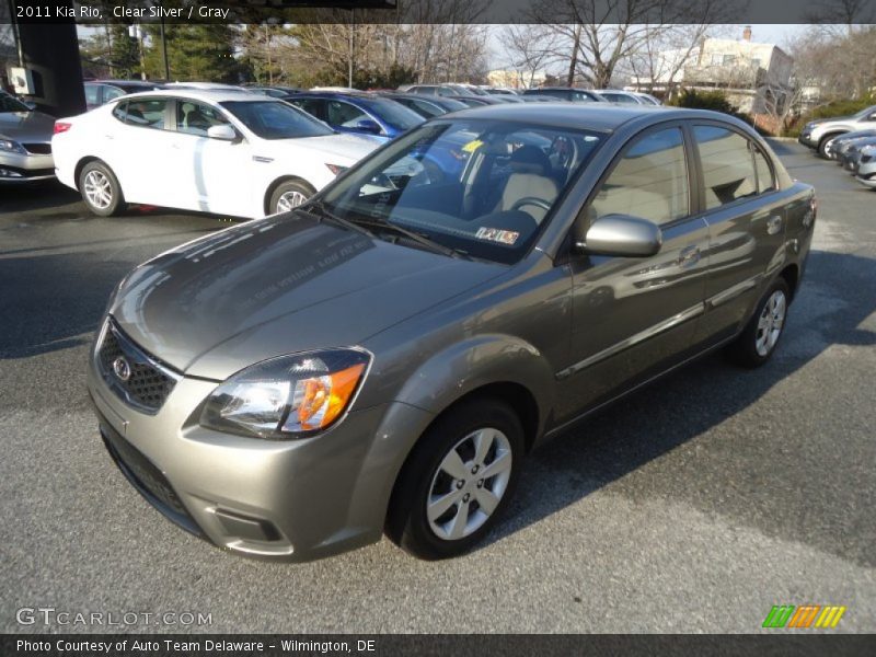 Clear Silver / Gray 2011 Kia Rio