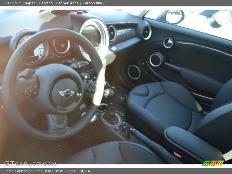 Pepper White / Carbon Black 2013 Mini Cooper S Hardtop