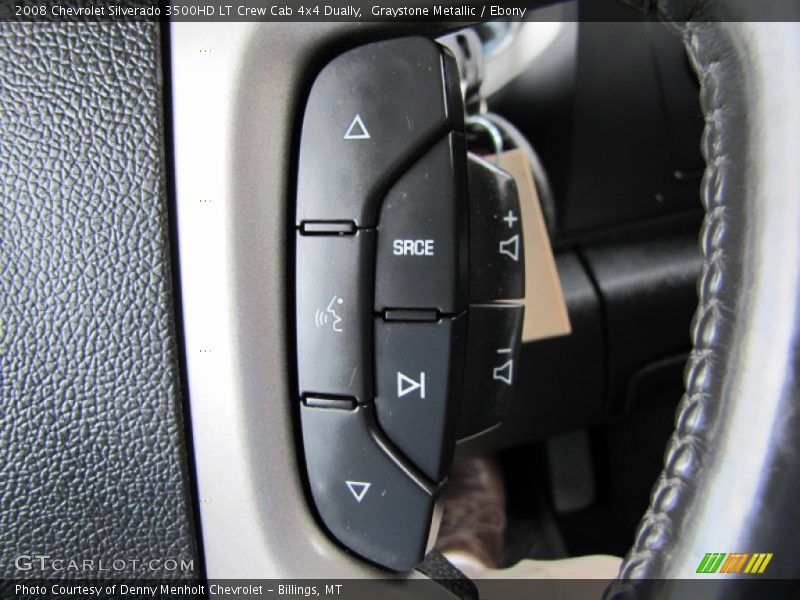 Graystone Metallic / Ebony 2008 Chevrolet Silverado 3500HD LT Crew Cab 4x4 Dually