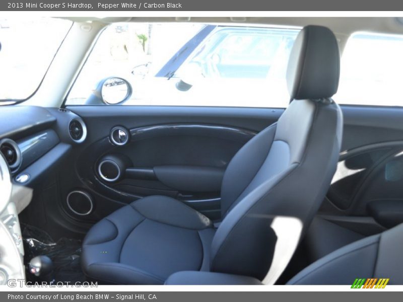 Pepper White / Carbon Black 2013 Mini Cooper S Hardtop