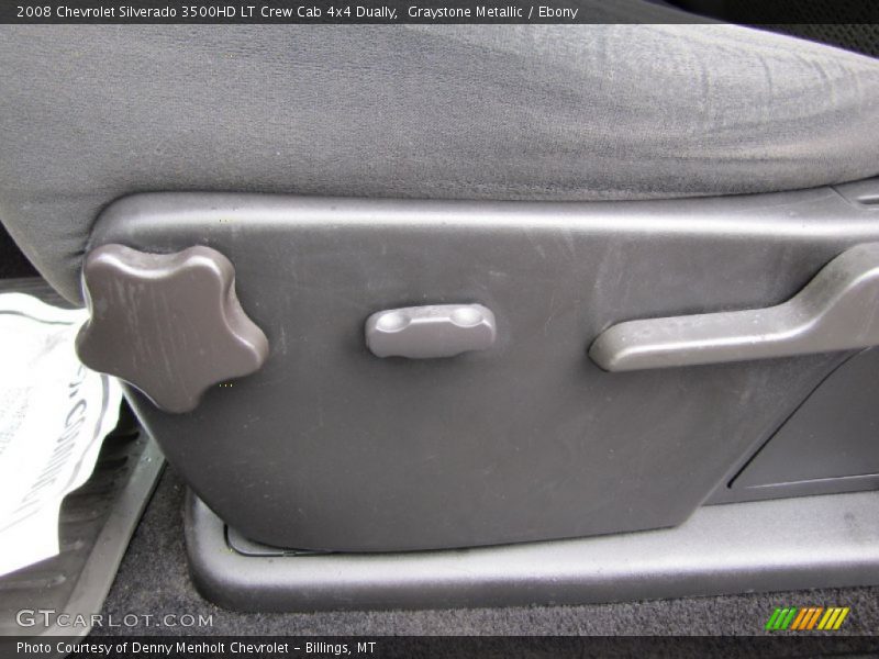 Graystone Metallic / Ebony 2008 Chevrolet Silverado 3500HD LT Crew Cab 4x4 Dually