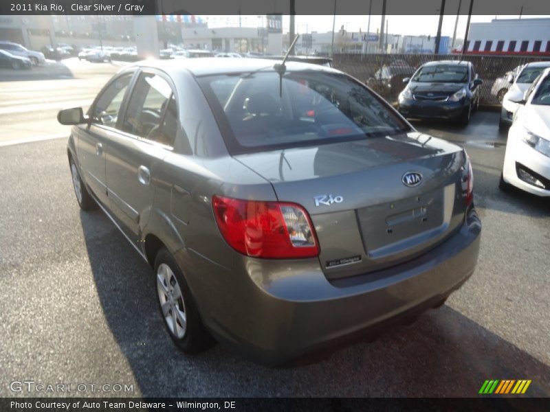 Clear Silver / Gray 2011 Kia Rio