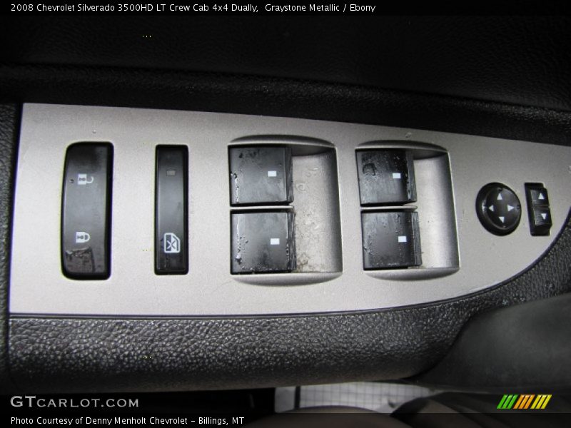 Graystone Metallic / Ebony 2008 Chevrolet Silverado 3500HD LT Crew Cab 4x4 Dually