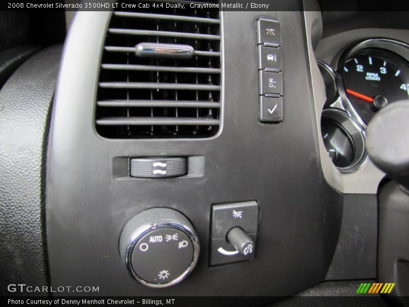 Graystone Metallic / Ebony 2008 Chevrolet Silverado 3500HD LT Crew Cab 4x4 Dually