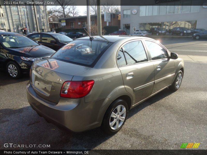 Clear Silver / Gray 2011 Kia Rio