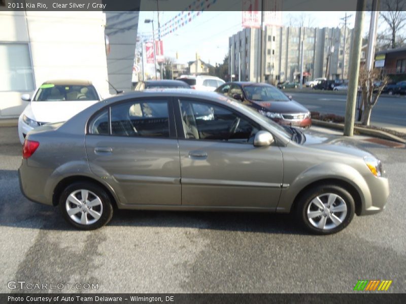 Clear Silver / Gray 2011 Kia Rio
