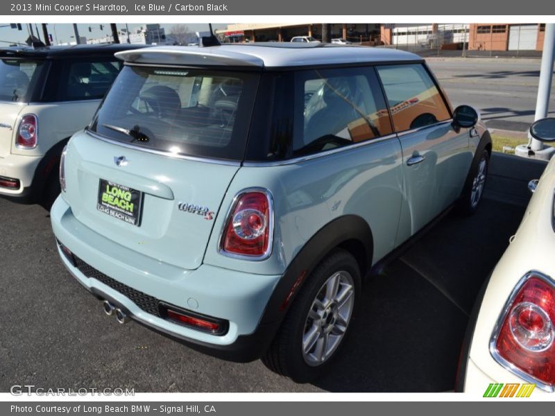 Ice Blue / Carbon Black 2013 Mini Cooper S Hardtop
