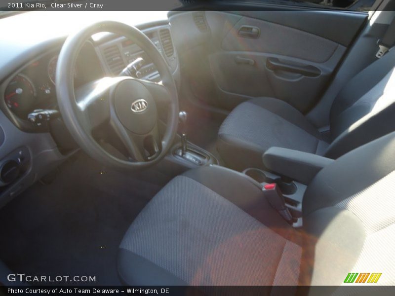 Clear Silver / Gray 2011 Kia Rio
