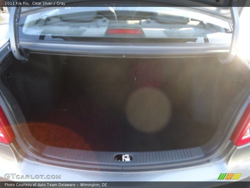 Clear Silver / Gray 2011 Kia Rio