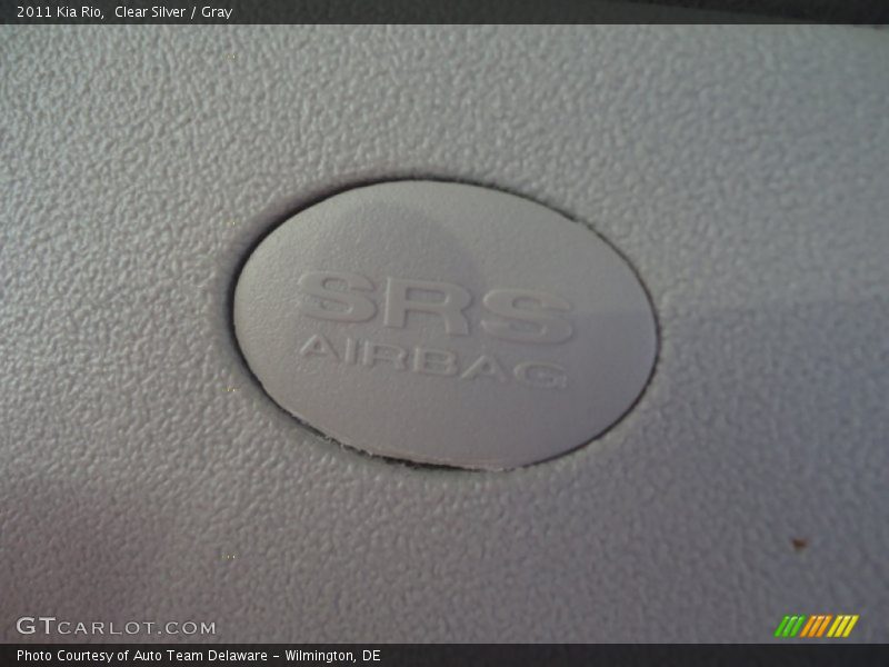 Clear Silver / Gray 2011 Kia Rio