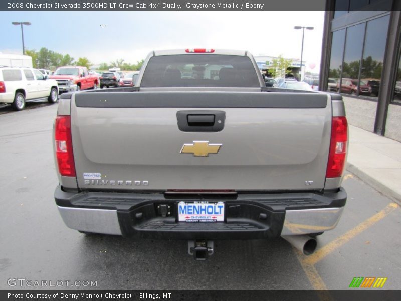 Graystone Metallic / Ebony 2008 Chevrolet Silverado 3500HD LT Crew Cab 4x4 Dually
