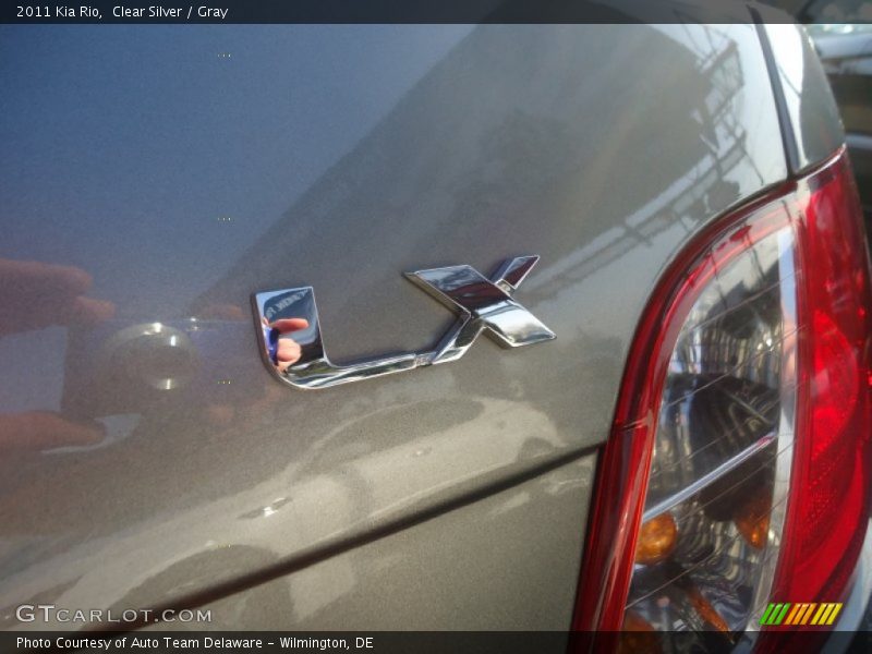 Clear Silver / Gray 2011 Kia Rio