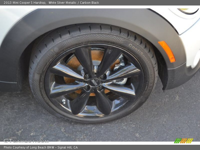 White Silver Metallic / Carbon Black 2013 Mini Cooper S Hardtop