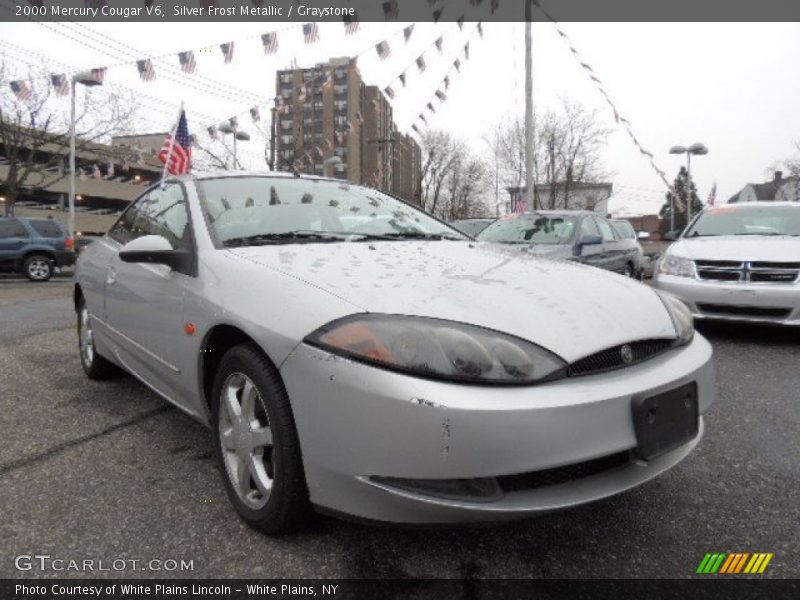 Silver Frost Metallic / Graystone 2000 Mercury Cougar V6