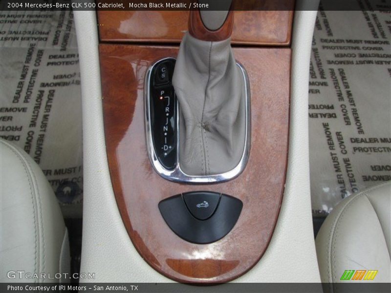 Mocha Black Metallic / Stone 2004 Mercedes-Benz CLK 500 Cabriolet