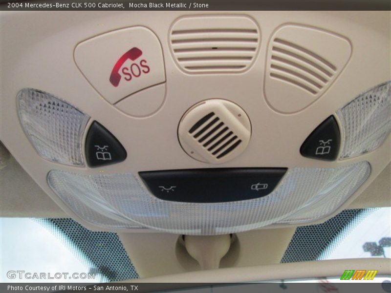 Mocha Black Metallic / Stone 2004 Mercedes-Benz CLK 500 Cabriolet