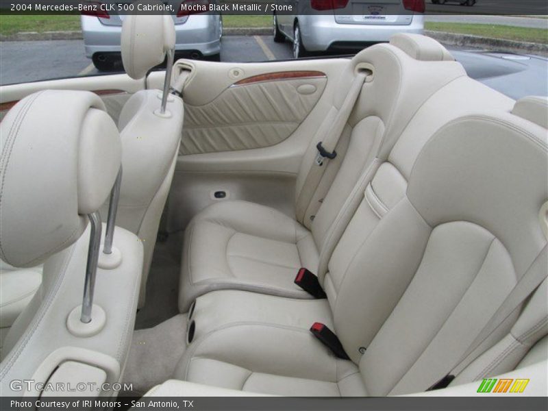 Rear Seat of 2004 CLK 500 Cabriolet