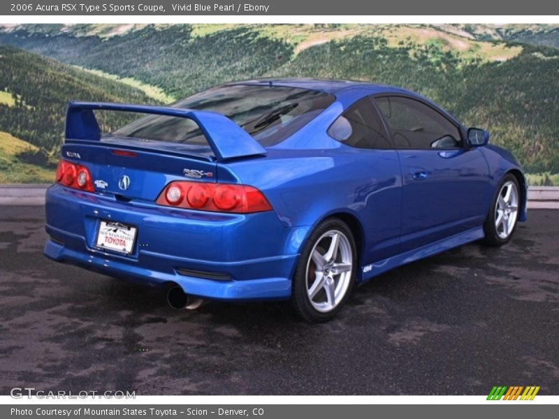 Vivid Blue Pearl / Ebony 2006 Acura RSX Type S Sports Coupe
