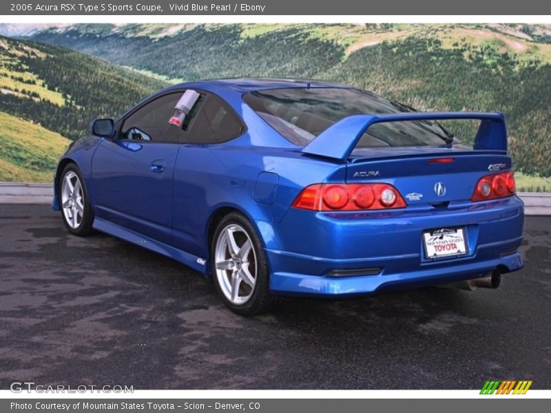 Vivid Blue Pearl / Ebony 2006 Acura RSX Type S Sports Coupe