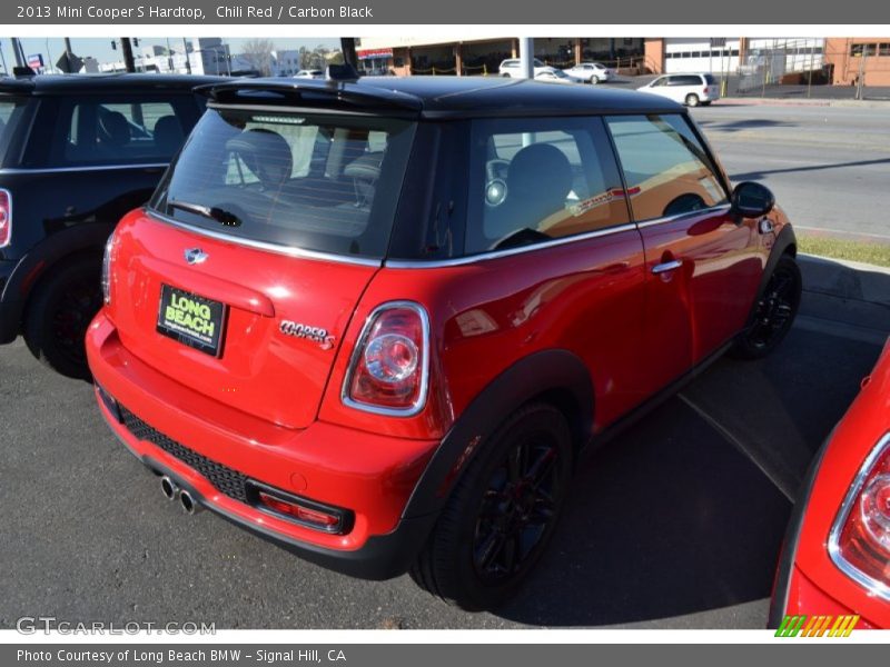 Chili Red / Carbon Black 2013 Mini Cooper S Hardtop