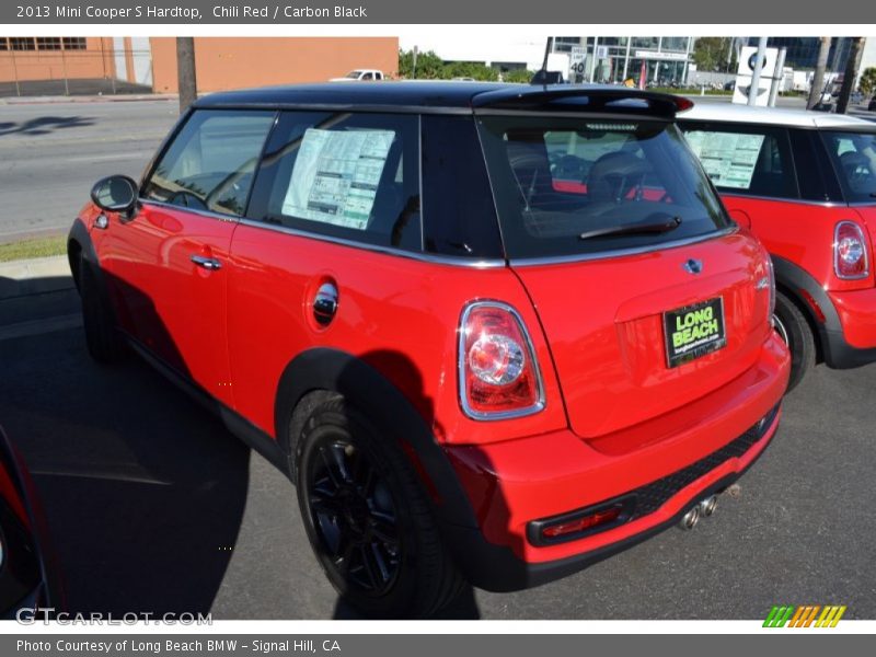 Chili Red / Carbon Black 2013 Mini Cooper S Hardtop