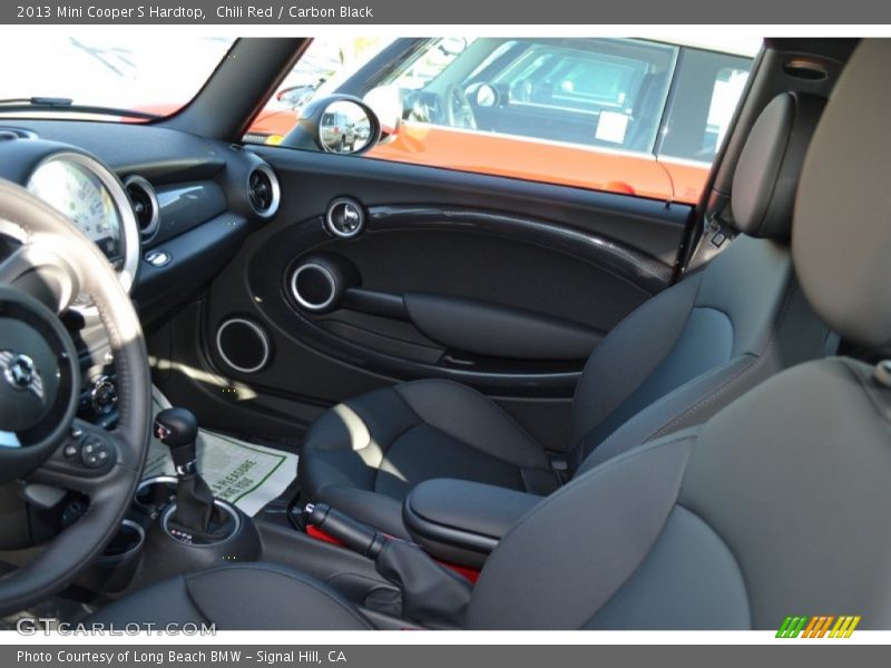 Chili Red / Carbon Black 2013 Mini Cooper S Hardtop