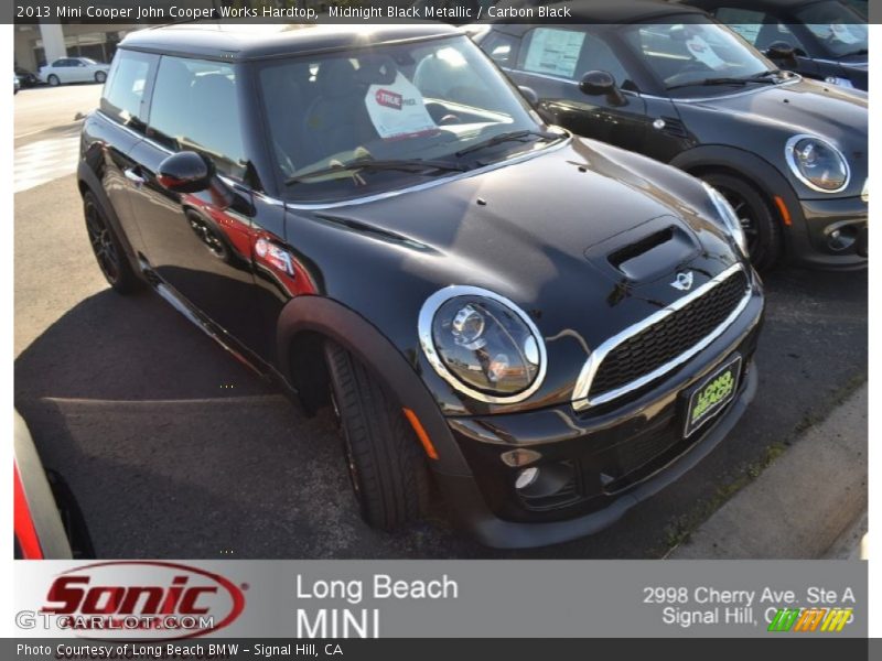 Midnight Black Metallic / Carbon Black 2013 Mini Cooper John Cooper Works Hardtop