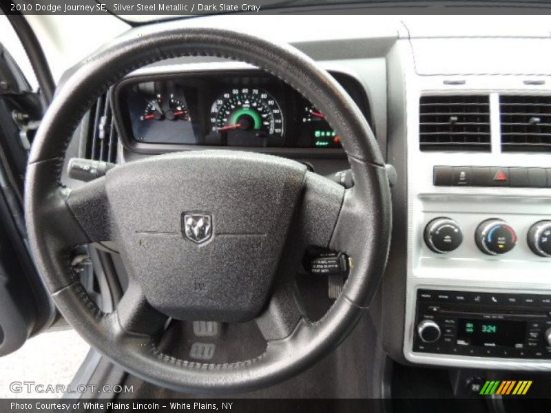 Silver Steel Metallic / Dark Slate Gray 2010 Dodge Journey SE