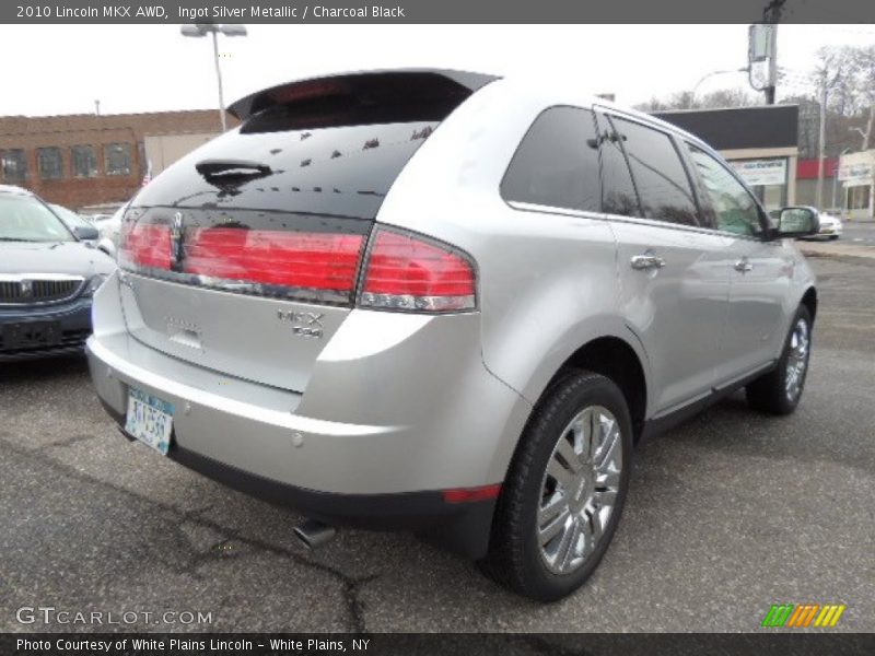 Ingot Silver Metallic / Charcoal Black 2010 Lincoln MKX AWD