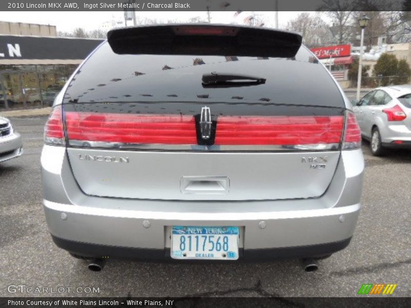 Ingot Silver Metallic / Charcoal Black 2010 Lincoln MKX AWD