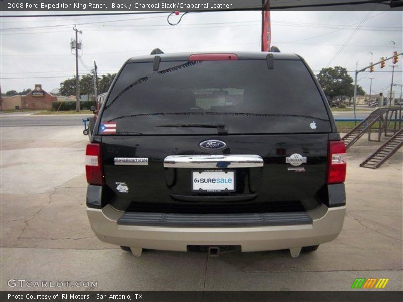 Black / Charcoal Black/Chaparral Leather 2008 Ford Expedition King Ranch