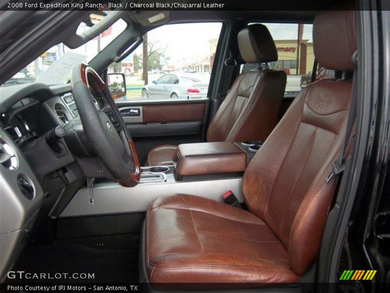 Black / Charcoal Black/Chaparral Leather 2008 Ford Expedition King Ranch