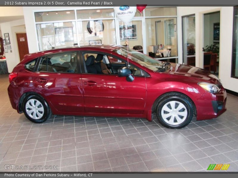 Camellia Red Pearl / Black 2012 Subaru Impreza 2.0i 5 Door