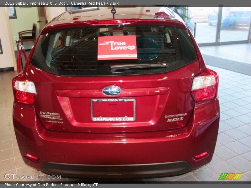 Camellia Red Pearl / Black 2012 Subaru Impreza 2.0i 5 Door