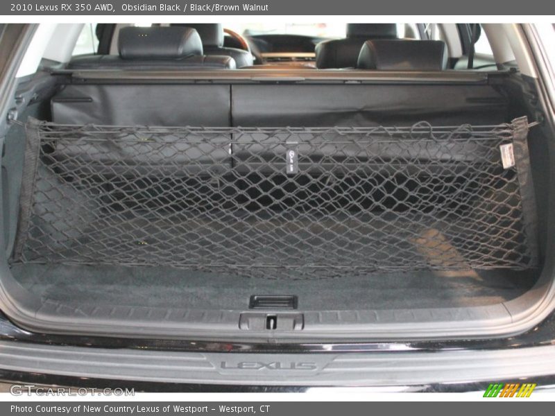 Obsidian Black / Black/Brown Walnut 2010 Lexus RX 350 AWD