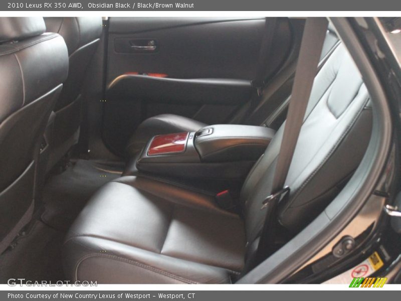 Obsidian Black / Black/Brown Walnut 2010 Lexus RX 350 AWD