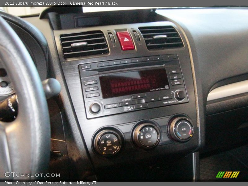 Camellia Red Pearl / Black 2012 Subaru Impreza 2.0i 5 Door