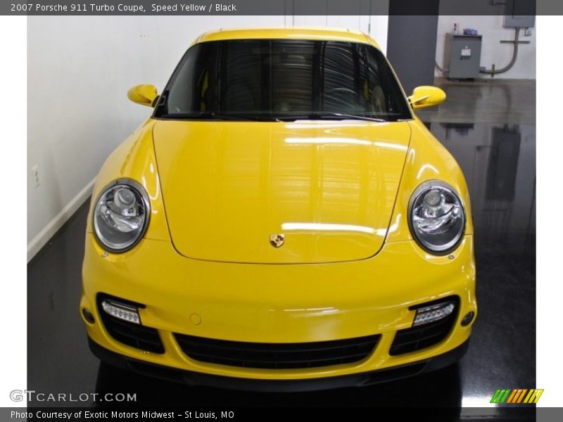  2007 911 Turbo Coupe Speed Yellow