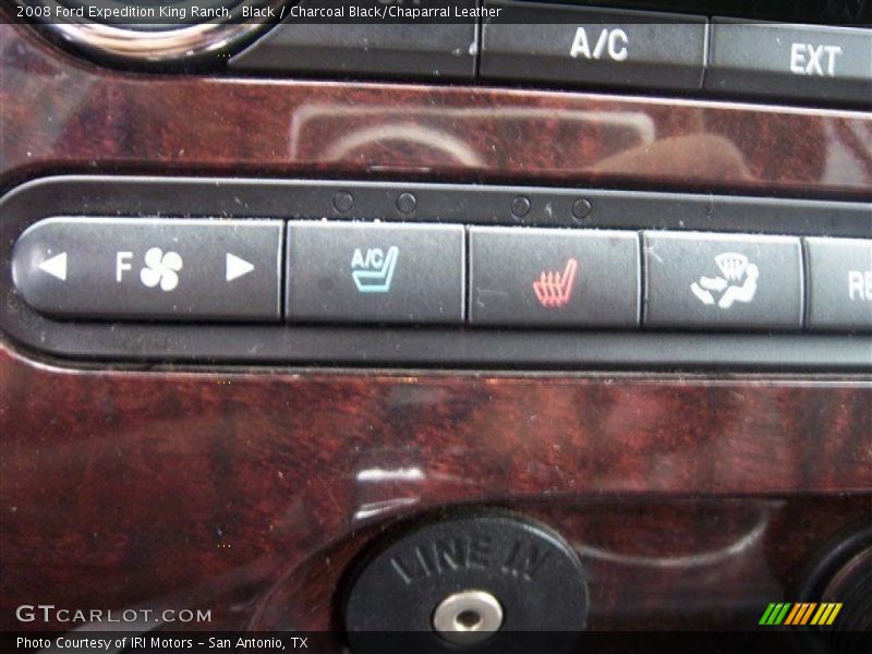 Black / Charcoal Black/Chaparral Leather 2008 Ford Expedition King Ranch
