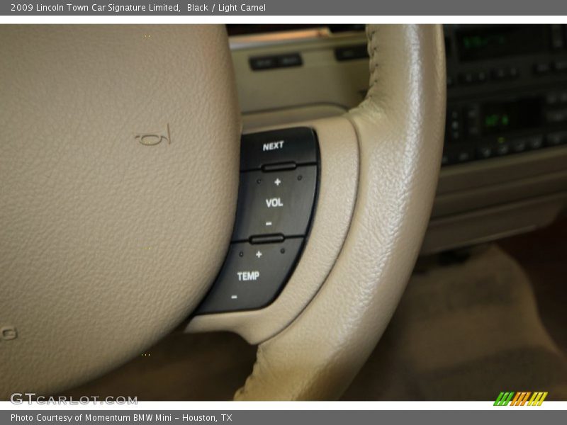 Controls of 2009 Town Car Signature Limited