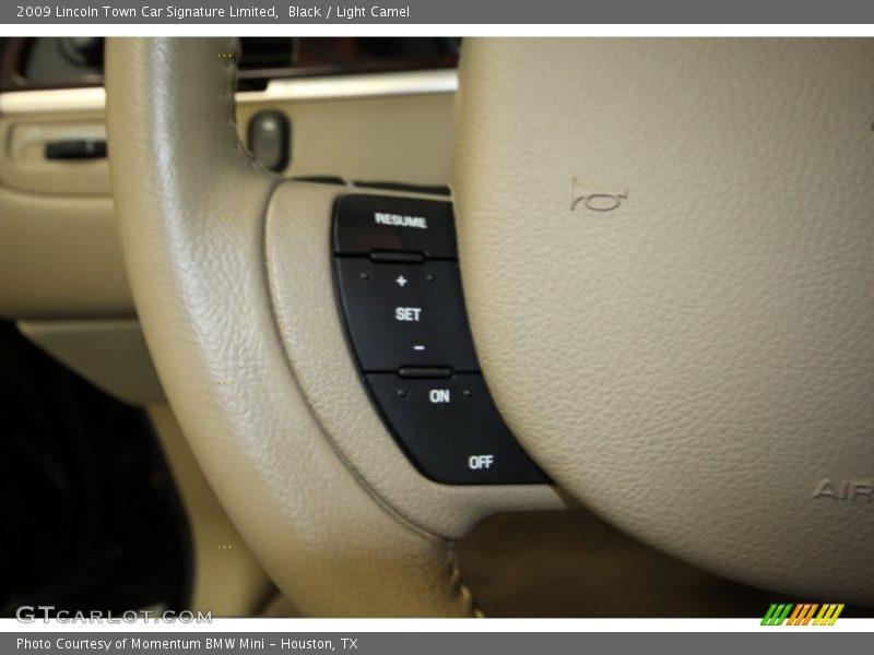 Controls of 2009 Town Car Signature Limited