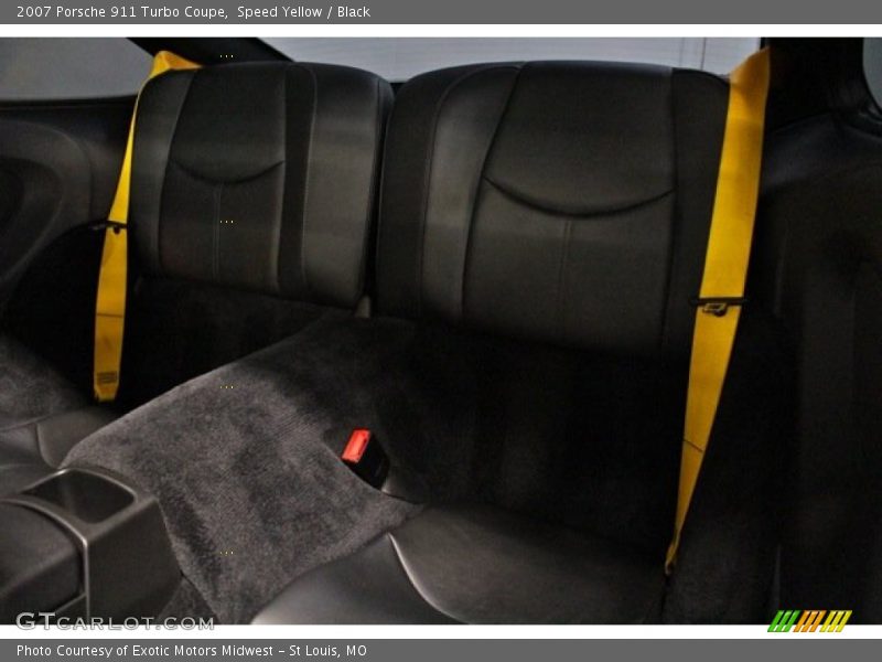 Speed Yellow / Black 2007 Porsche 911 Turbo Coupe