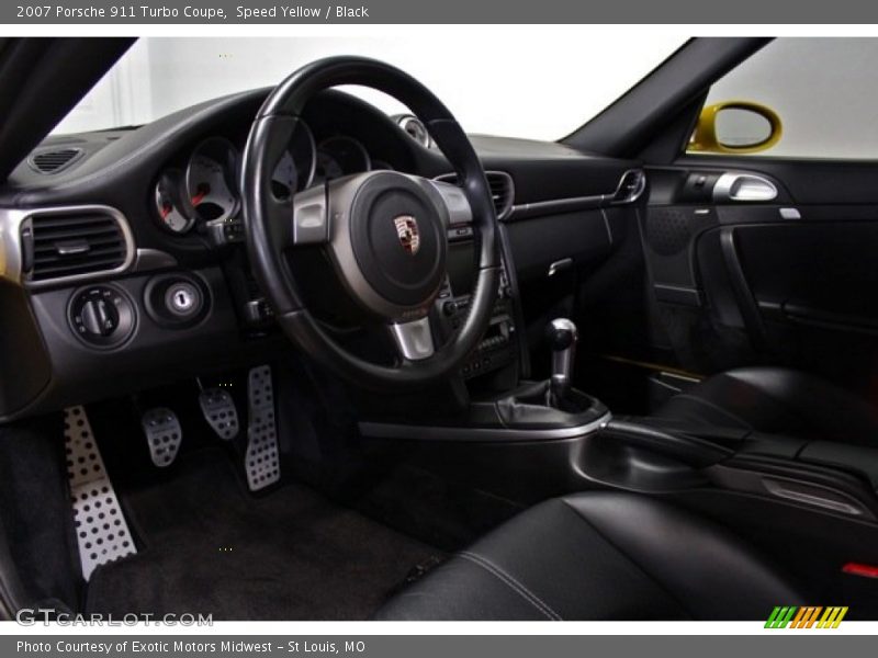 Black Interior - 2007 911 Turbo Coupe 