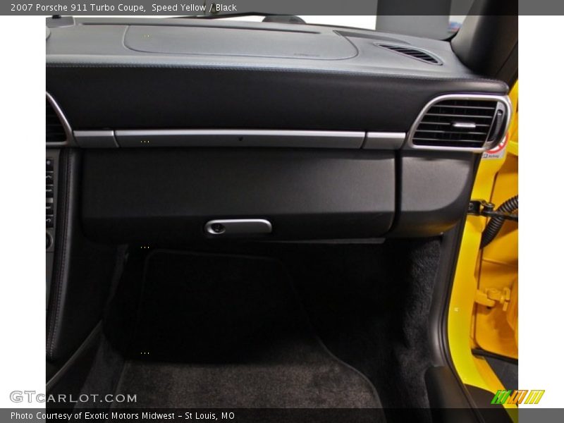 Speed Yellow / Black 2007 Porsche 911 Turbo Coupe