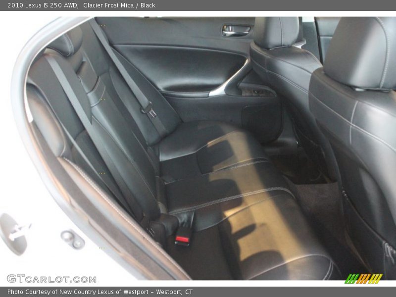 Glacier Frost Mica / Black 2010 Lexus IS 250 AWD